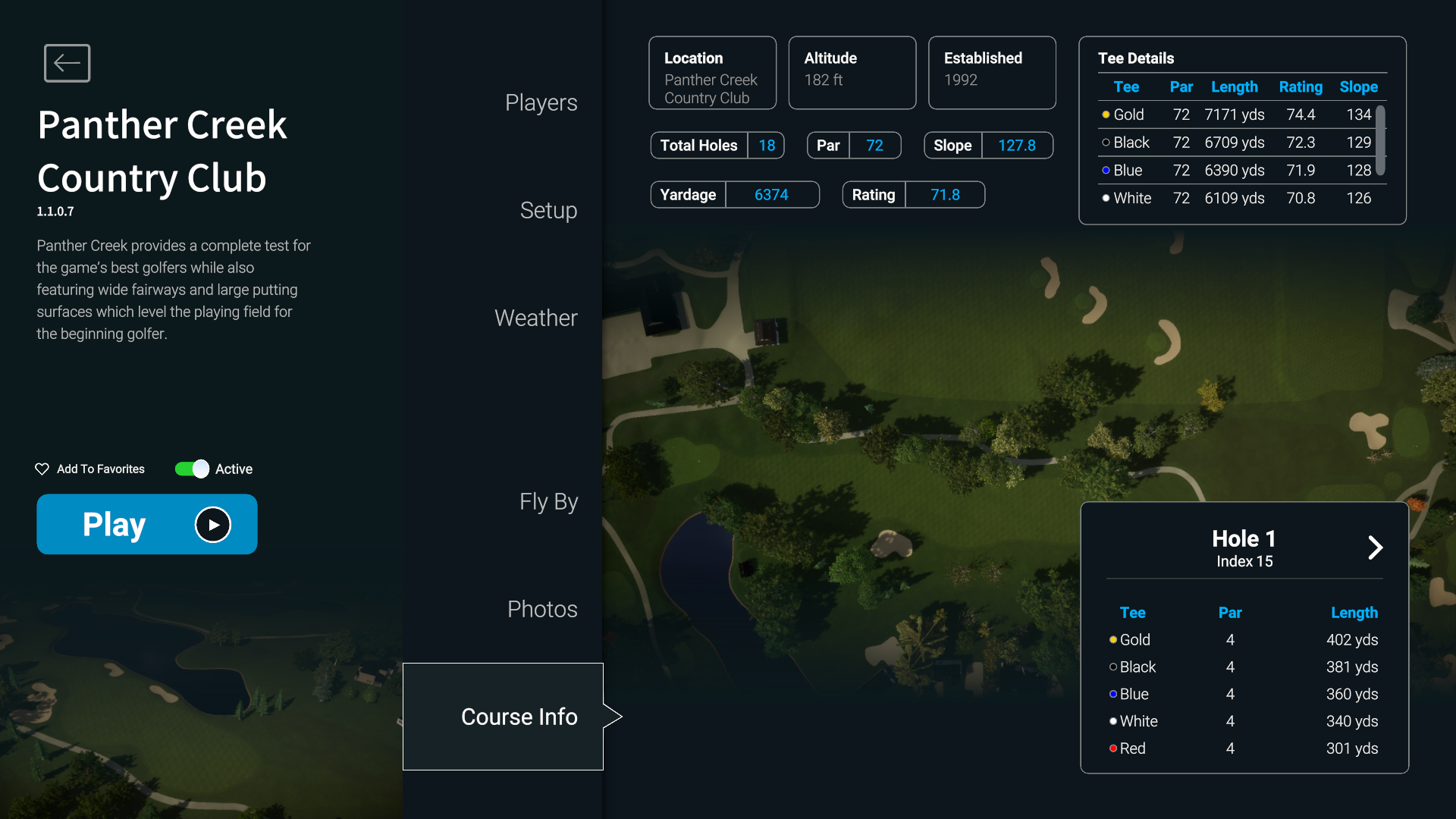 Panther Creek Country Club