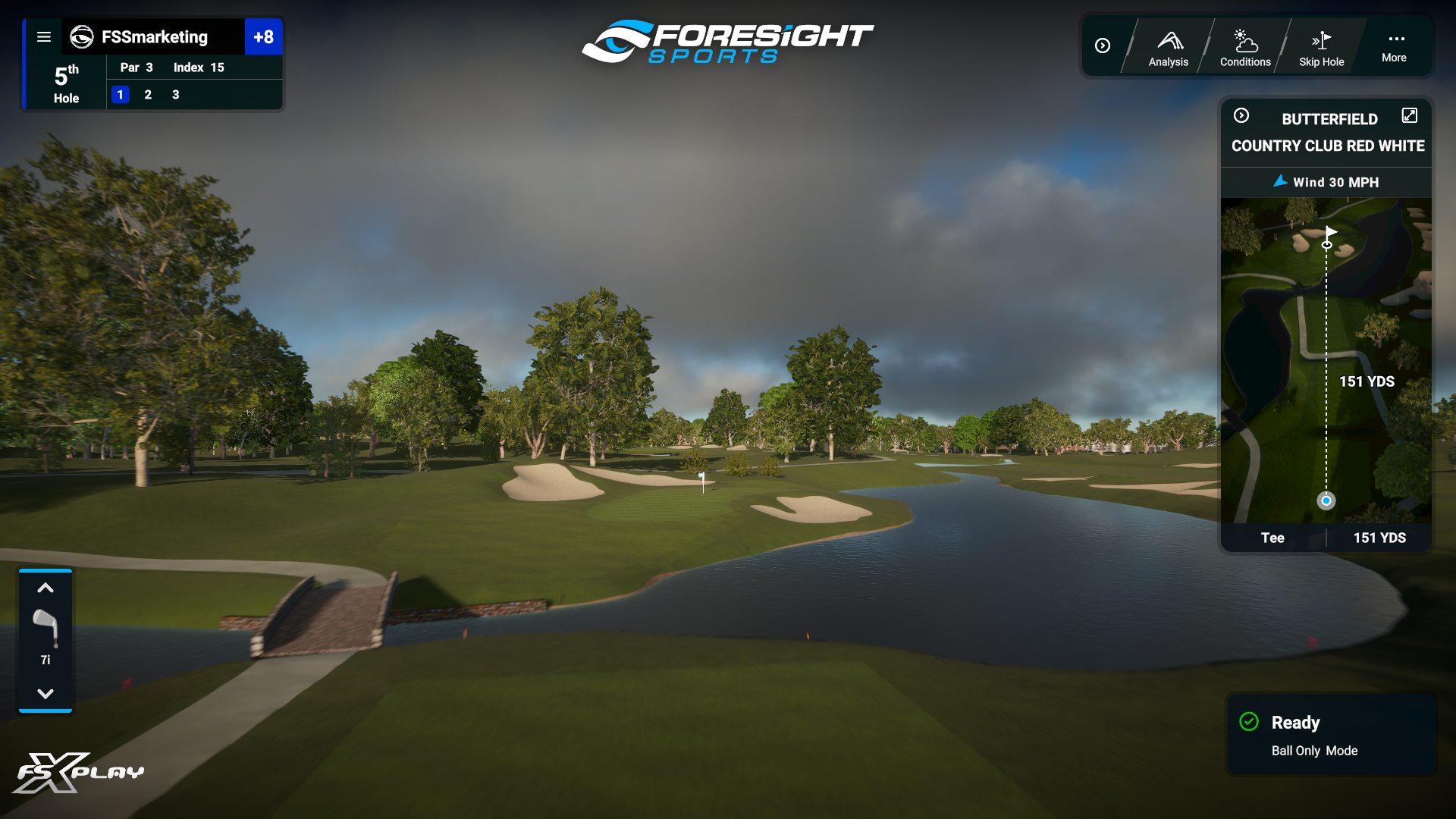 Butterfield Country Club Red/White