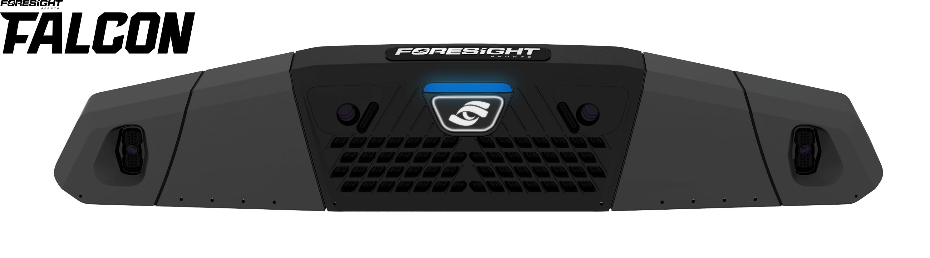 overhead golf launch simulator