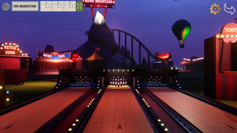 Foresight Fairgrounds Bowling Game