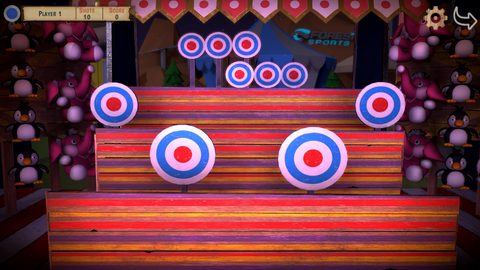 Golf Practice Target Mini Game