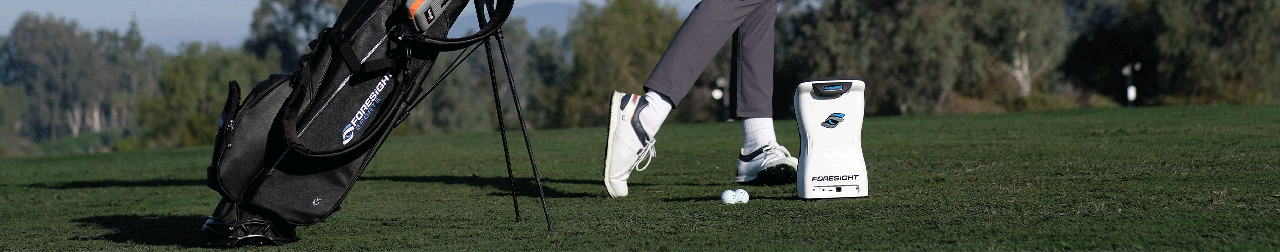 Golf Professional using GC QuadMAX golf launch monitor